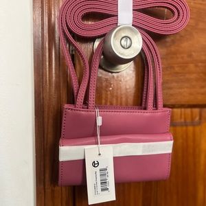 Mini telfar bag color is “corned beef”